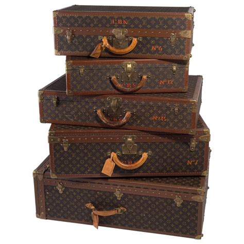 vintage Louis Vuitton luggage set